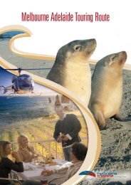 Adelaide to Melbourne touring route brochure - South Australia