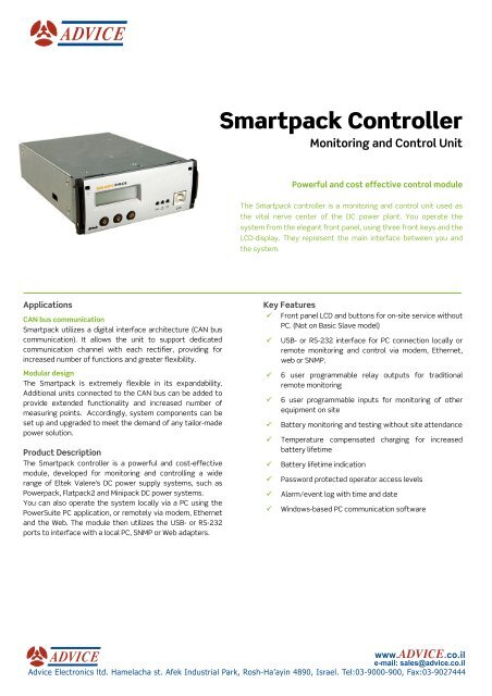 Smartpack Controller