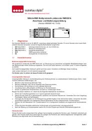 Anleitung RMX-Lokdecoder RMX991A - MDVR