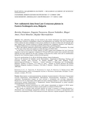 PDF (214 K) - Geological Institute - Българска Академия на науките