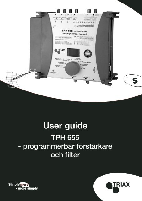 User guide - Triax