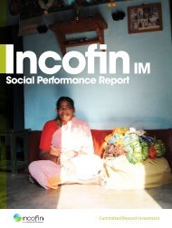 Social Performance Report - Incofin