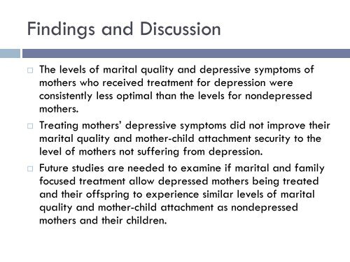 the relation of depressive symptoms and marital quality to child ...