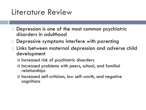 the relation of depressive symptoms and marital quality to child ...