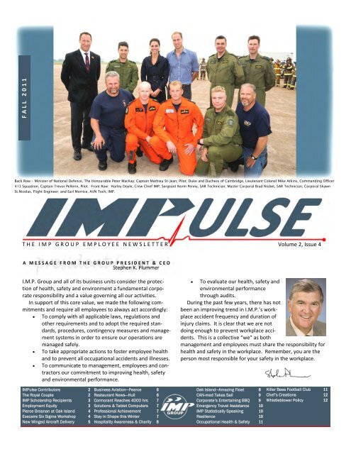 IMPulse Volume 2, Issue 4 - Fall 2011 - IMP Group