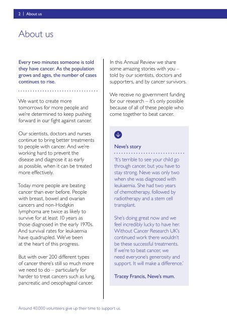 Cancer Research UK Annual Review 2011/12