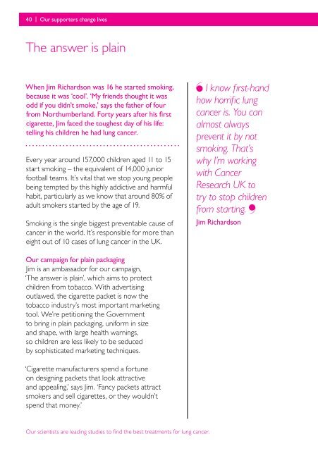 Cancer Research UK Annual Review 2011/12