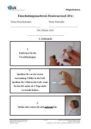 Einschulungsnachweis Dosieraerosol