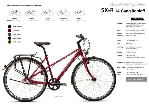 Modell-Linie Cityline - Gudereit