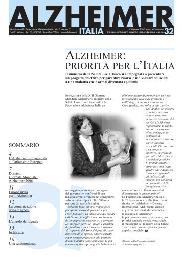 Notiziario 32 - Alzheimer Italia