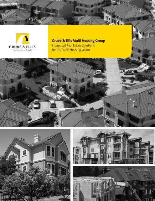 Multi Housing Brochure - Grubb & Ellis