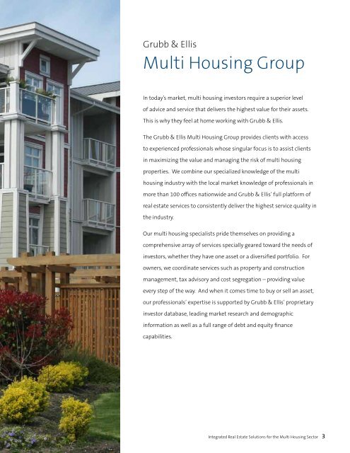 Multi Housing Brochure - Grubb & Ellis