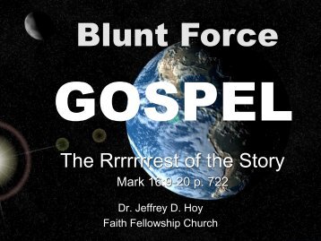 The Rrrrrrrest of the Story - Faith Fellowship Church