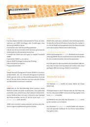snmP::info - snmP mal ganz einfach - Thomas Fahle