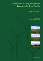 Landscape Capacity Study for Wind Farm ... - North Ayrshire Council