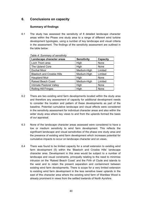 Landscape Capacity Study for Wind Farm ... - North Ayrshire Council