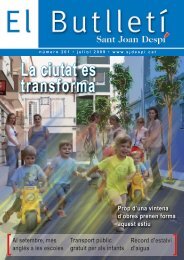 butlleti 201.pdf - Ajuntament de Sant Joan DespÃ­