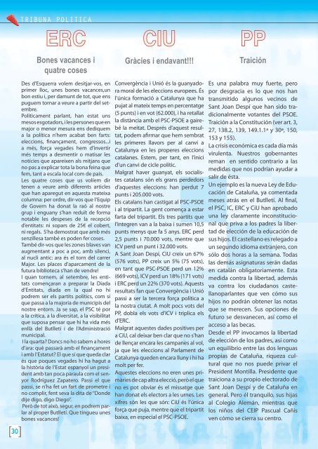 butlleti 201.pdf - Ajuntament de Sant Joan DespÃ­
