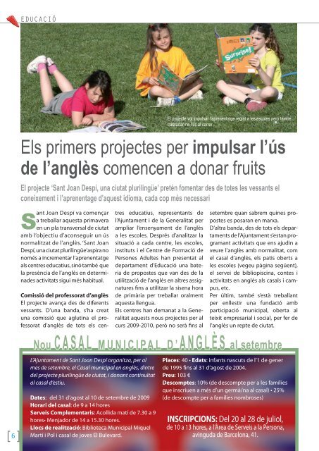 butlleti 201.pdf - Ajuntament de Sant Joan DespÃ­