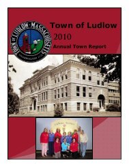 2010 Town Report - Town of Ludlow