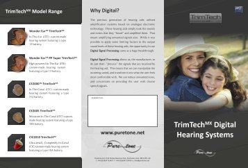 TrimTechMX Digital Hearing Systems - Puretone