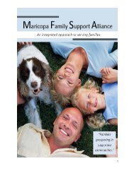 About Maricopa Family Support Alliance - Virginia Piper