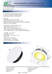 LED Down Light - alternative energy comfort