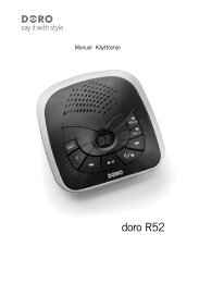 Manual Doro R52 se no dk fi