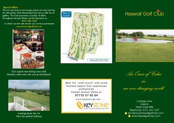 promotional brochure jan09.cdr - Heswall Golf Club