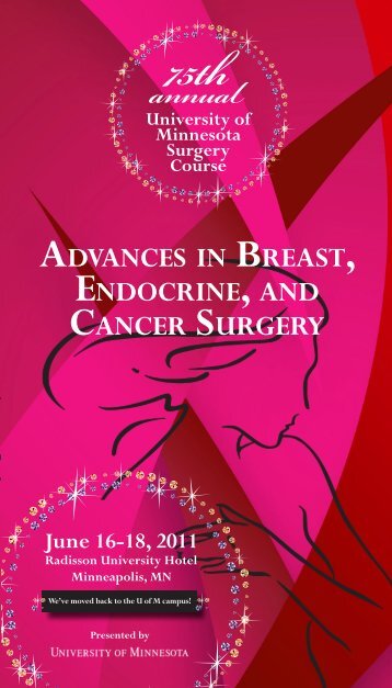 Advances in Breast, Endocrine and Cancer Surgery - University of ...