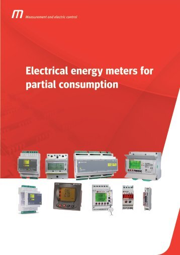 Electrical energy meters for partial consumption - Metartec