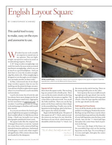 Popular Woodworking Magazine Decmeber 2010 #187