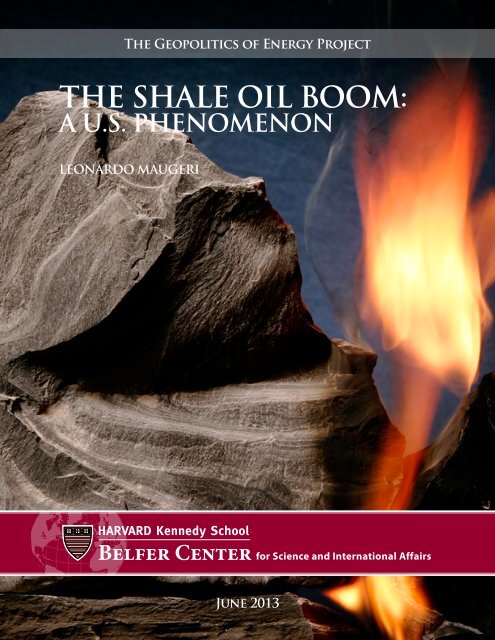 THE SHALE OIL BOOM: - Vision West ND