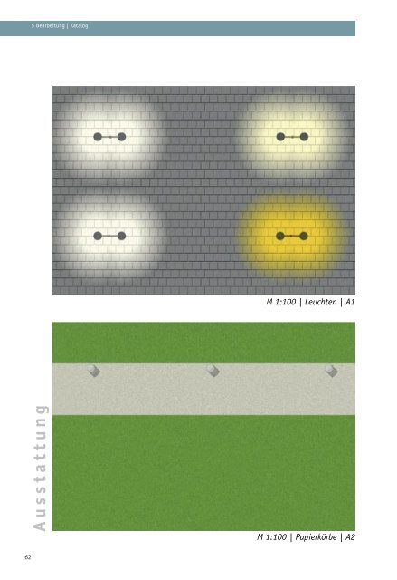 landschaftsarchitektonischen Aufsichtsplänen, mit Adobe Photoshop