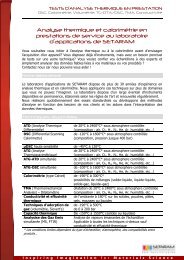 Analyses services francais new format - Setaram