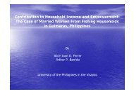 Contribution to Household Income and Empowerment: The Case of ...