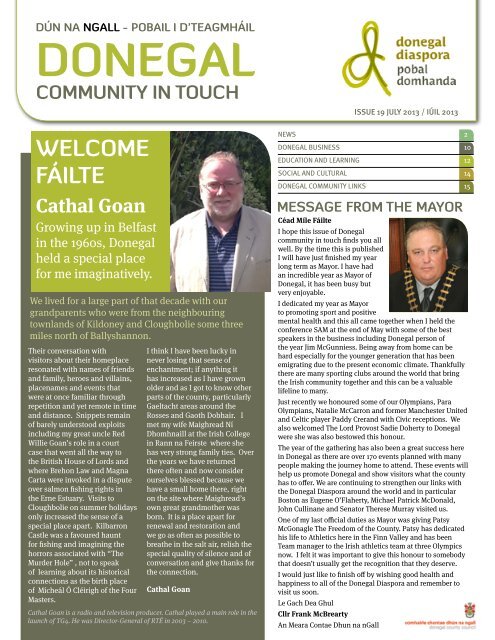 Donegal Community in Touch - Ezine- July Edition