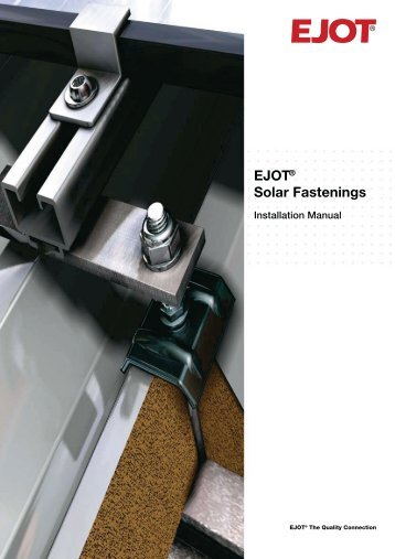 EJOT® Solar Fastenings - Tier-1 Products Inc.