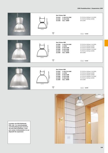 Technische Leuchten | Luminaires techniques