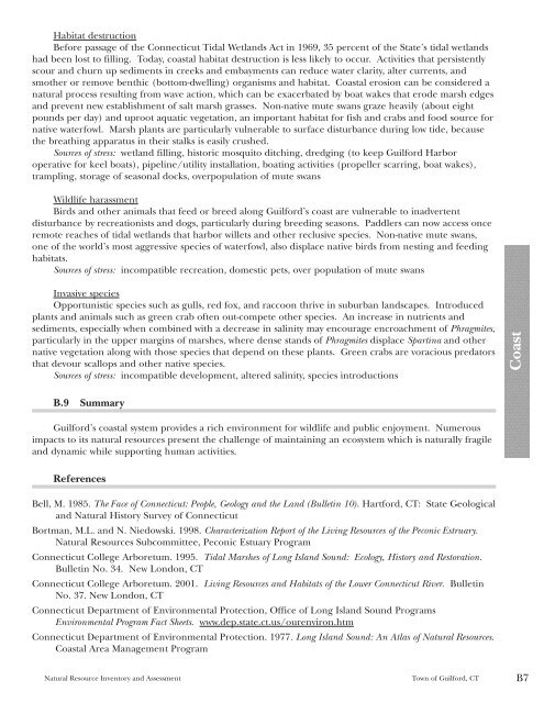 Natural Resource Inventory and Assessment - Town of Guilford