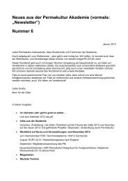 6. Newsletter_2013_01_zum Download - Permakultur-Akademie