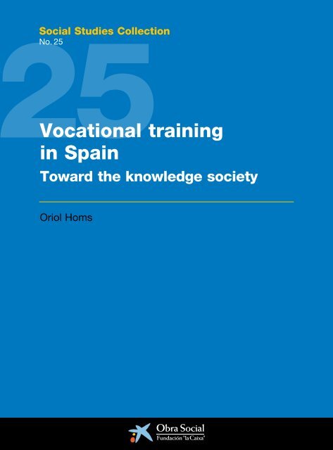 25 Social Studies Collection: Vocational training in Spain