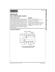 DM74LS390 Dual 4-Bit Decade Counter