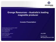 Grange Resources Limited