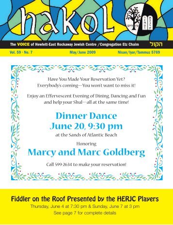 Dinner Dance June 20, 9:30 pm Marcy - Hewlett E. Rockaway ...