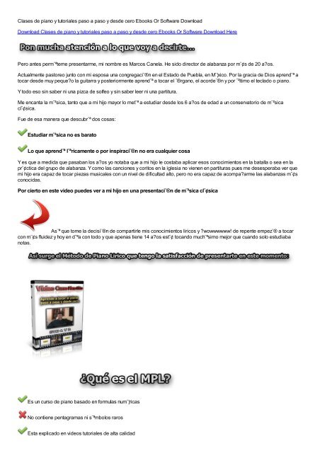 Clases De Piano Y Tutoriales Paso A Paso Y Desde Cero .pdf