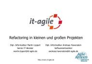 Refactoring in kleinen und groÃƒÂŸen Projekten - Martin Lippert