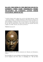 ILE.IFE.TRIUMPHS IN BRITISH MUSEUM - Afrikanet.info