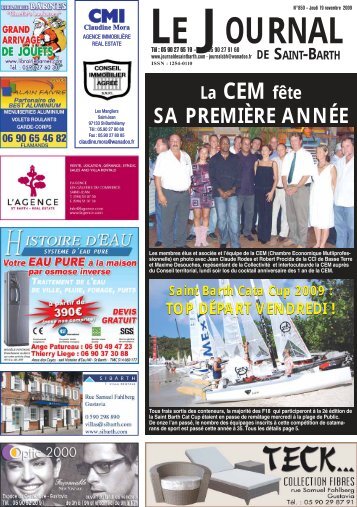 SA PREMIÃRE ANNÃE - Saint Barth Cata Cup