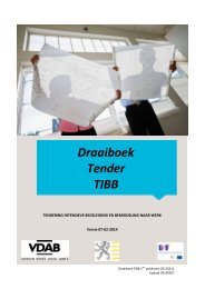 20110616 draaiboek TIBB - Partners - VDAB
